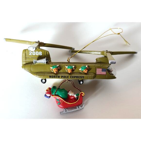 American Greetings Operation Santa Ornament Military Helicopter 2006 - Picture 3 of 7